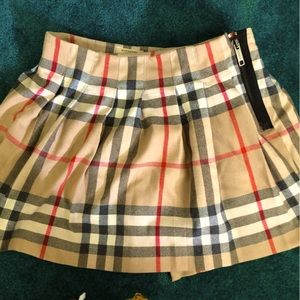 Burberry Plaid Skirt